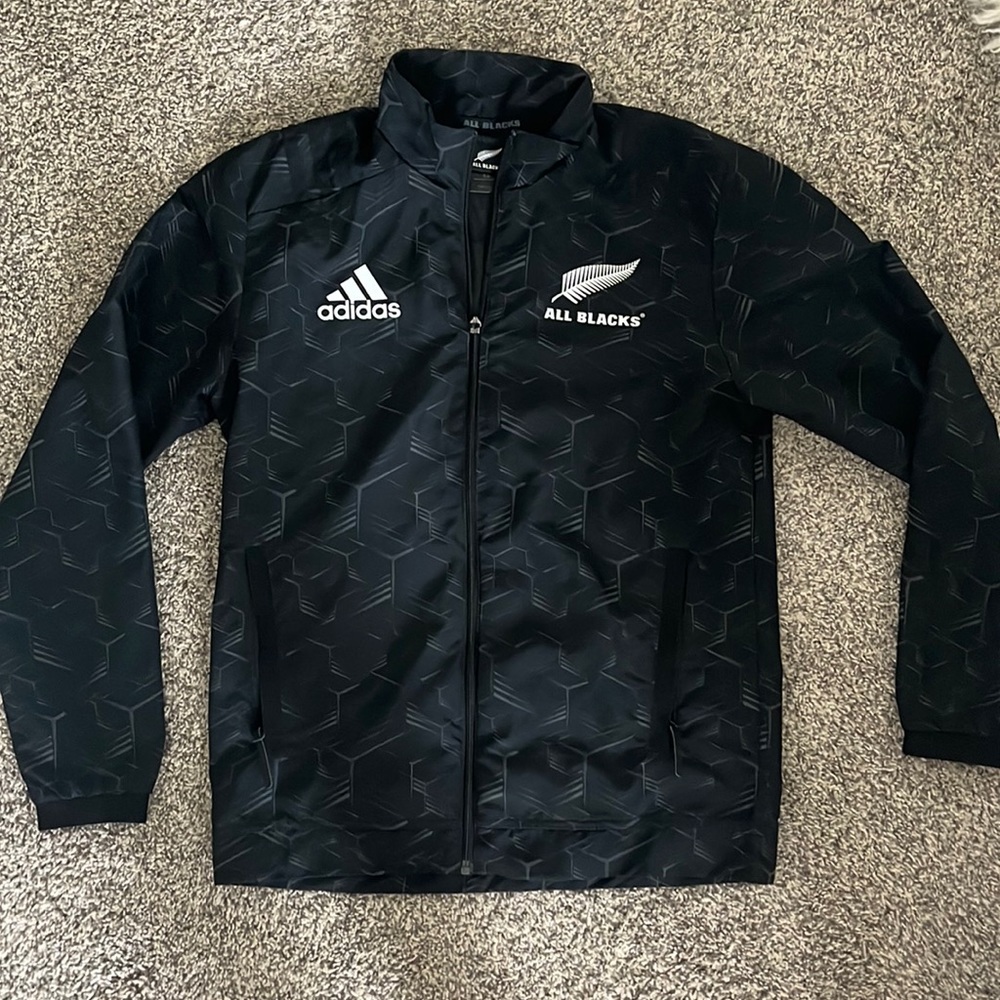 Adidas ALL BLACKS shell water jacket
